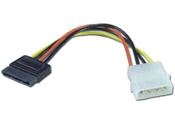 Progressive Robot 20cm Molex to SATA Power Converter